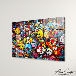 TABLEAU STREET ART PEINTURE Alessio Cacciatore