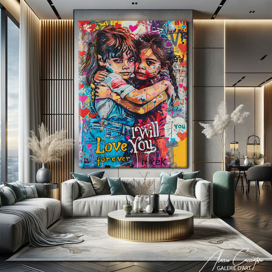 Tableau En Pop Art – mise en situation