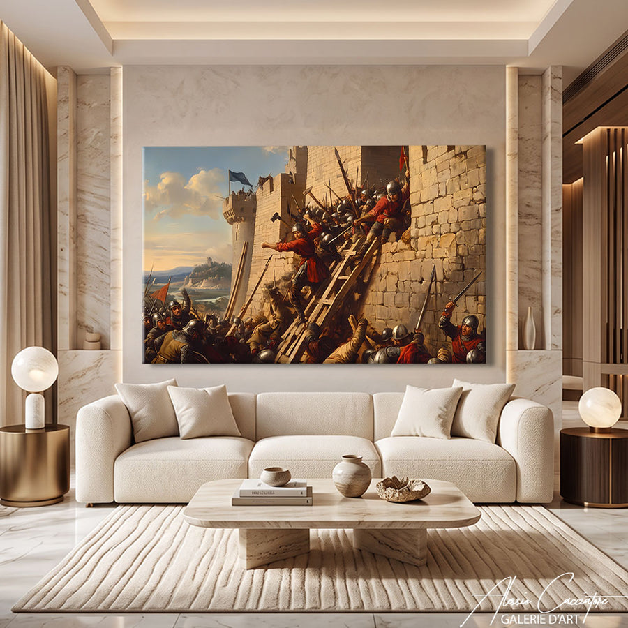 Peinture Sur La Guerre – mise en situation