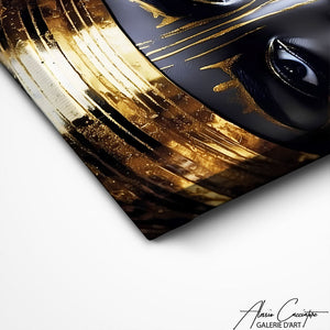 TABLEAU FEMME AFRICAINE OR Alessio Cacciatore