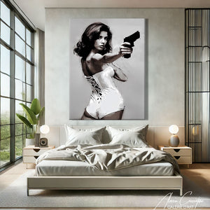 Tableau Noir Et Blanc Moderne