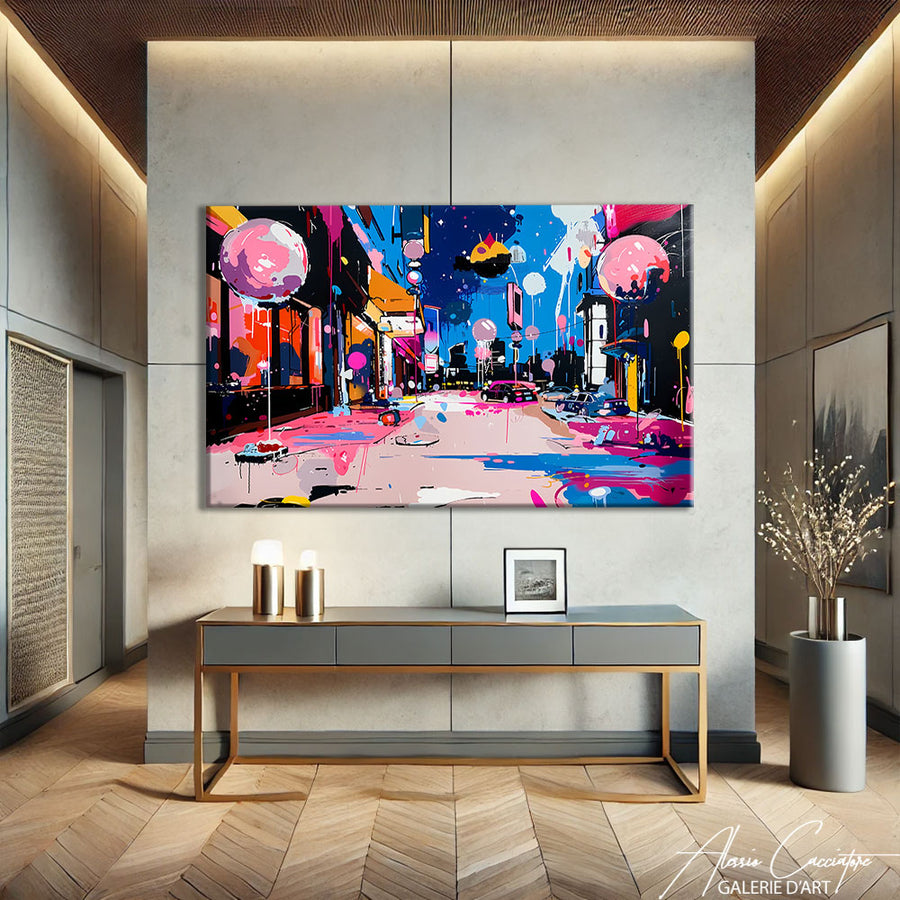 Tableau Peintre Contemporain – mise en situation
