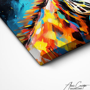 TABLEAU GIRAFE PEINTURE Alessio Cacciatore