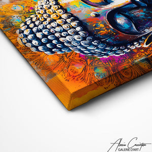 TABLEAU PORTRAIT BOUDDHA Alessio Cacciatore