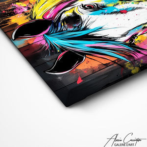 TABLEAU CHEVAL POP ART AlessioCacciatore