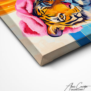 TABLEAU TIGRE SALLE DE BAIN AlessioCacciatore
