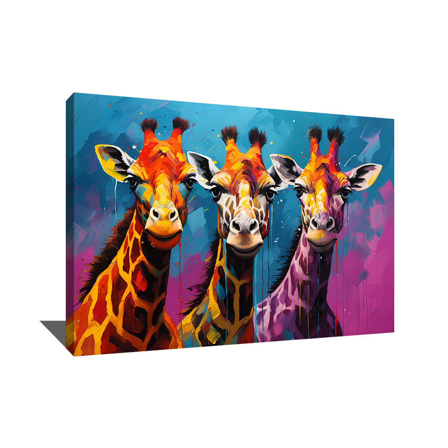 tableau giraffe