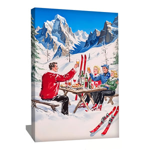 Tableau Vintage Ski