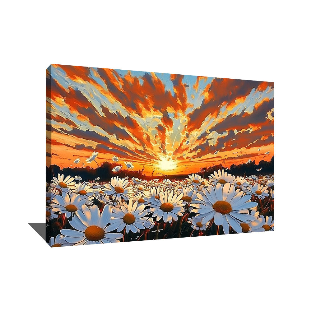 Tableau Champs De Marguerites