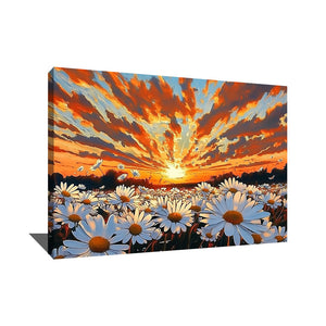 Tableau Champs De Marguerites