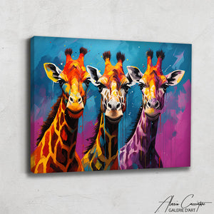 tableau animaux pop art