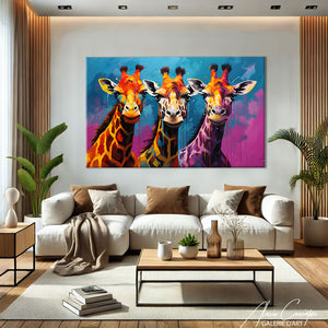 tableau animaux pop art