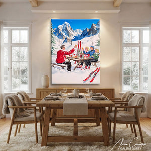 Affiche Vintage Ski