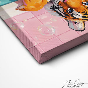 TABLEAU SALLE DE BAIN TIGRE AlessioCacciatore