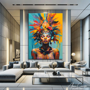 tableau déco africain