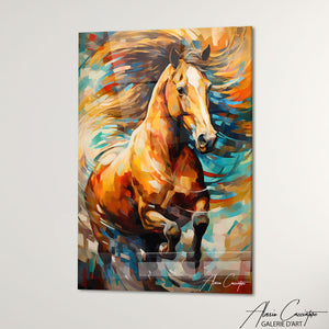 TABLEAU CHEVAL DECORATION Alessio Cacciatore