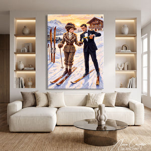 Peinture Tableaux Hiver