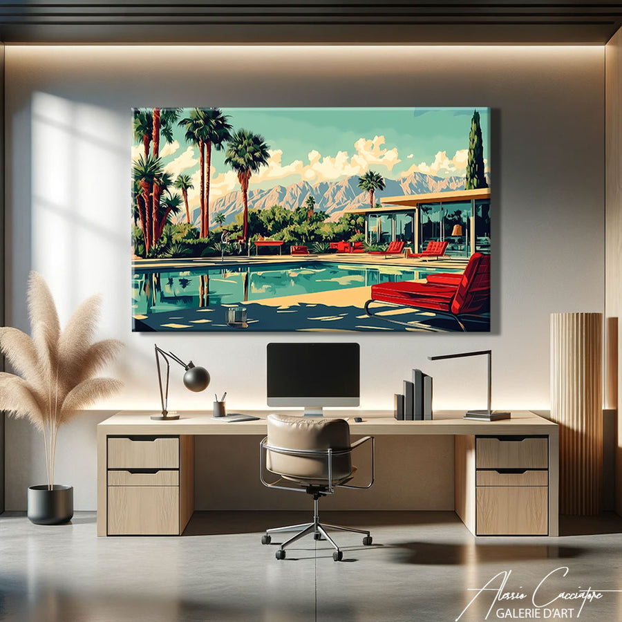 tableau luxe mid century – mise en situation