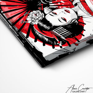 TABLEAU GEISHA JAPONAISE Alessio Cacciatore