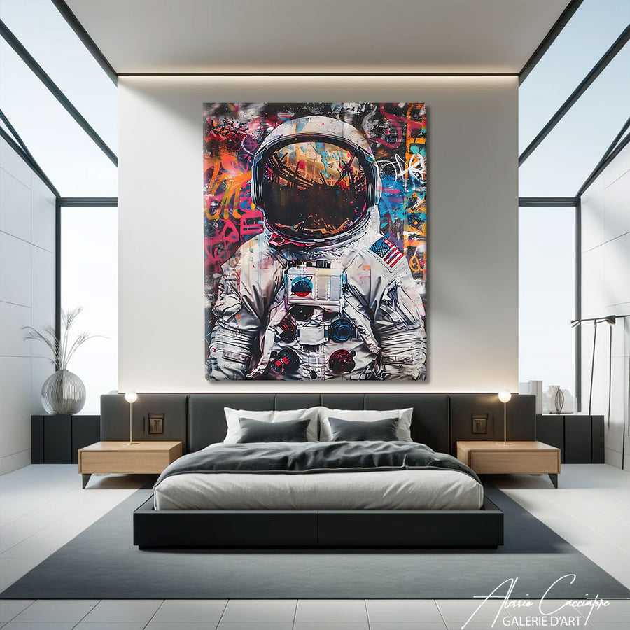 Peinture Pop Art Artiste – mise en situation