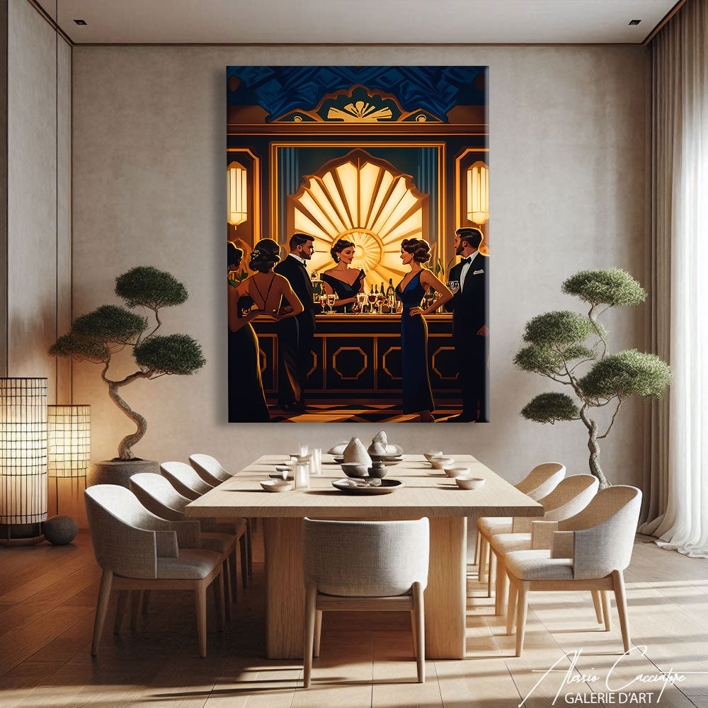 Tableau Bar Mid Century