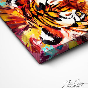 TABLEAU TIGRE COULEUR Alessio Cacciatore