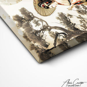 TABLEAU ESPRIT JAPONAIS Alessio Cacciatore
