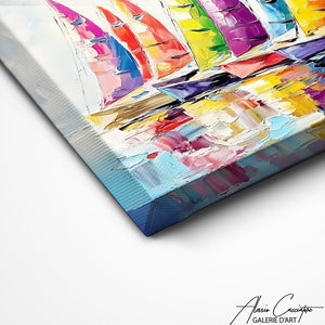 TABLEAU VOILIERS EN MER Alessio Cacciatore