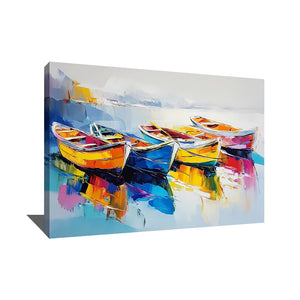 TABLEAU BARQUE SUR L'EAU