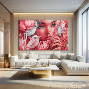 Toile Femme Colorée