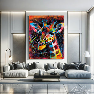 TABLEAU DESSIN GIRAFE Alessio Cacciatore