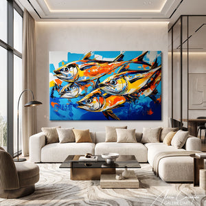 TABLEAU DE POISSONS
