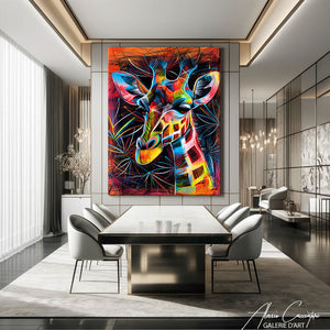 TABLEAU DESSIN GIRAFE Alessio Cacciatore