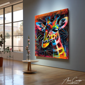 TABLEAU DESSIN GIRAFE Alessio Cacciatore