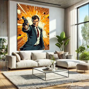 tableau pop art comic