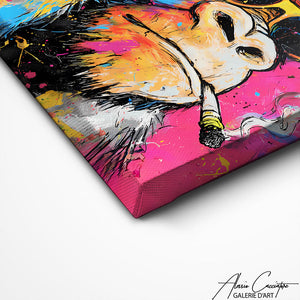 TABLEAU GORILLE GRAFFITI AlessioCacciatore