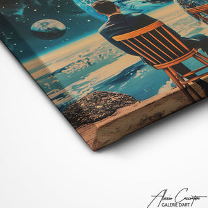 TABLEAU MODERNE PLANETE Alessio Cacciatore
