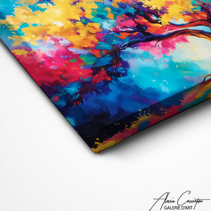 TABLEAU ARBRE COLORÉ AlessioCacciatore