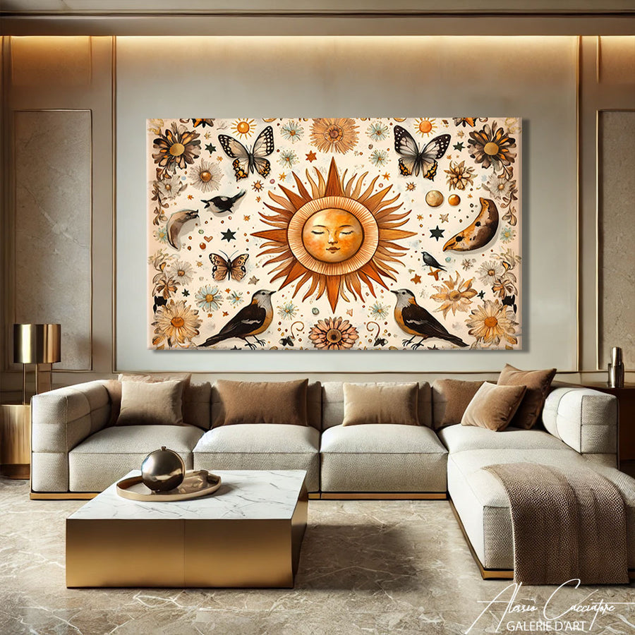 Tableau Pour Décoration Salon – mise en situation
