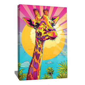 TABLEAU GIRAFE POP Alessio Cacciatore