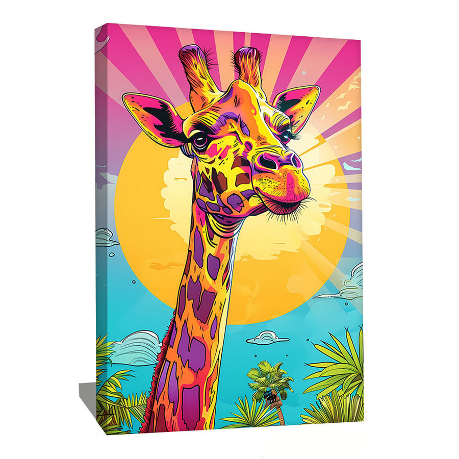 TABLEAU GIRAFE POP Alessio Cacciatore