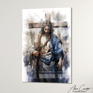 TABLEAU CHRÉTIEN JÉSUS Alessio Cacciatore