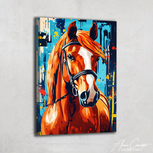 Peinture Tête de Cheval Moderne