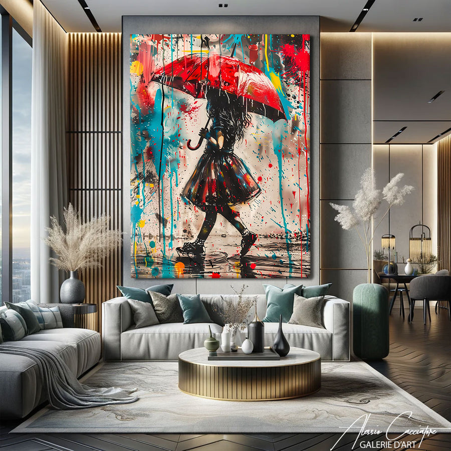 Tableau Décoration Street Art – mise en situation