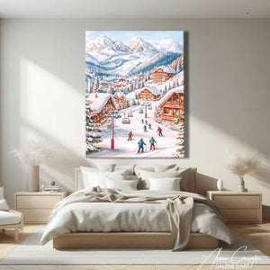 Toile Avec Neige