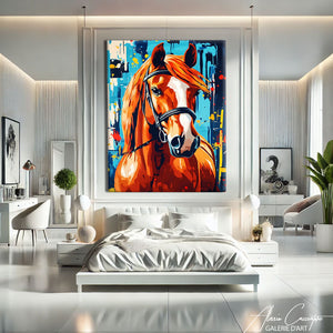 Peinture Tête de Cheval Moderne