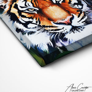 TABLEAU TIGRE FEMME Alessio Cacciatore