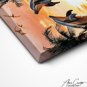 TABLEAU DAUPHINS AlessioCacciatore
