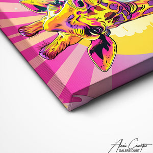 TABLEAU GIRAFE POP Alessio Cacciatore