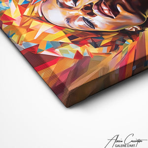 TABLEAU VISAGE AFRICAINE Alessio Cacciatore
